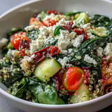 Spinach and Feta Grain Bowl