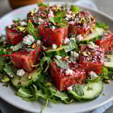 Watermelon Arugula Salad Summer