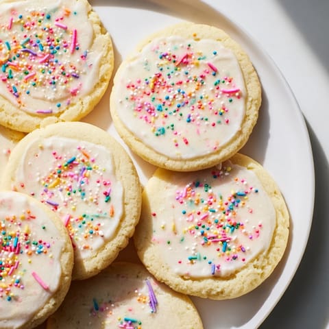 Golden-edged sugar cookies, perfectly cut into festive shapes, piled enticingly on a cooling rack.