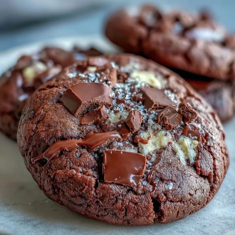Dark Chocolate Vanilla Cookies