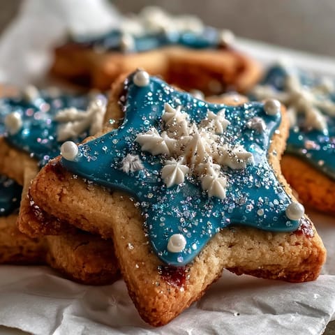 Gemini Zodiac Cookies with star royal icing, glistening and ready for a celestial celebration.