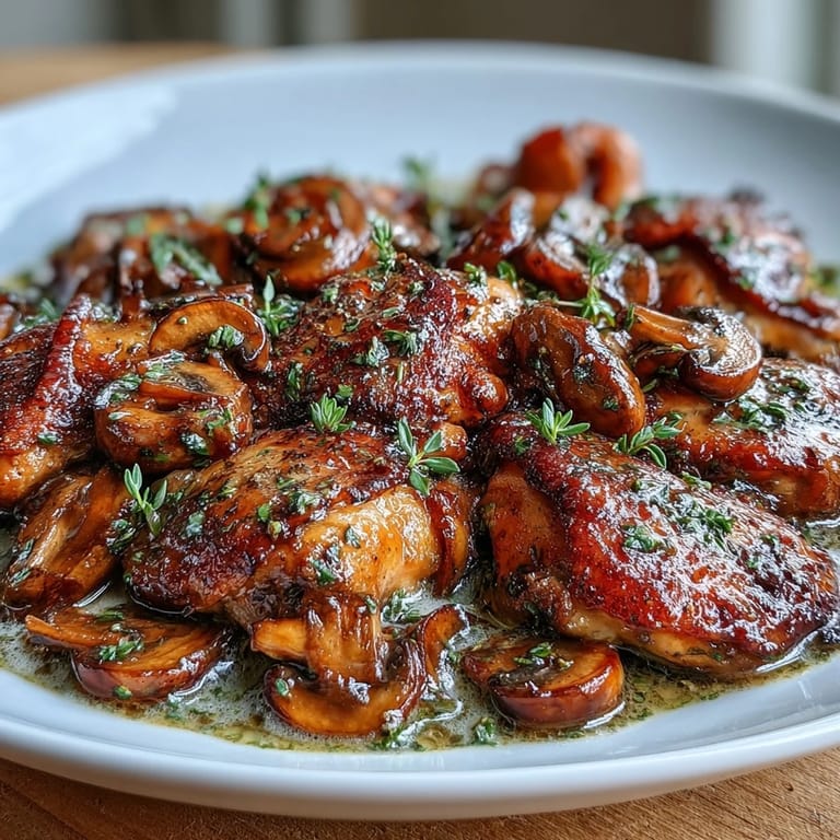 A rustic Dutch oven of Coq au Vin Rosé with sautéed leeks and carrots, simmering in a glossy cream sauce.
