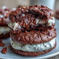 Decadent dark chocolate vanilla cookies with a soft, chewy center and rich cocoa aroma.